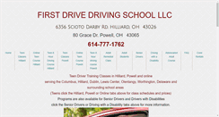 Desktop Screenshot of firstdrivedrivingschool.com